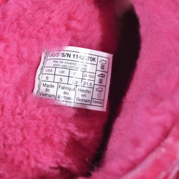 NEW UGG CLASSIC MINI II CRUSHED VELVET BOOTS, SZ 6 - Picture 4 of 8